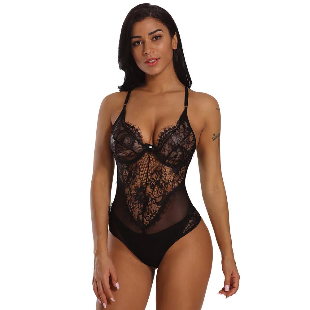 Combinaison Lingerie Moulante - Silhouette Galbée - Lingerie Sexy Femme | Dentelle variant_option1 variant_option2 | Desir Intense