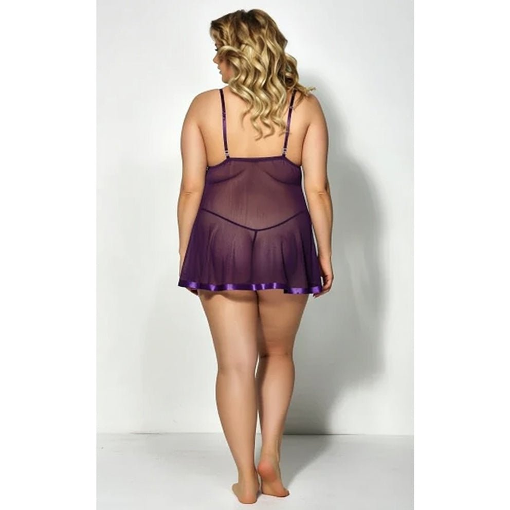 Plus Size Lingerie Grande Taille - Sensualité & Confort - Lingerie Sexy Femme | nuisette Dentelle variant_option1 variant_option2 | Desir Intense