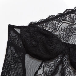 Teddy Cross - Border Plus Size Lace Bodysuit – Body Dentelle Sexy Grande Taille Noir | Desir Intense - Lingerie Sexy Femme | Lingerie Dentelle variant_option1 variant_option2 | Desir Intense